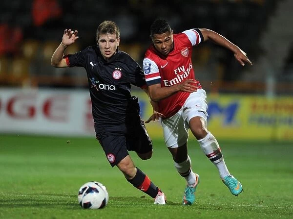 Serge Gnabry's Breakout Performance: Outshining Dimitrios Voutsiotis in Arsenal U19's Victory over Olympiacos, 2012