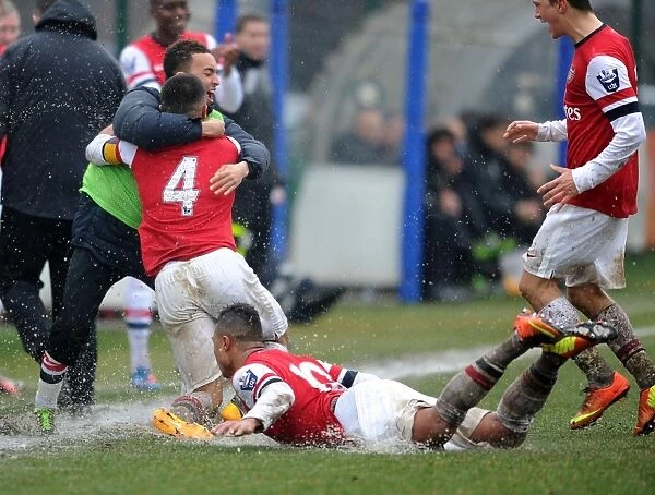 Serge Gnabry's Goal Celebration: Arsenal U19 vs Inter Milan U19, NextGen Series 2012-13