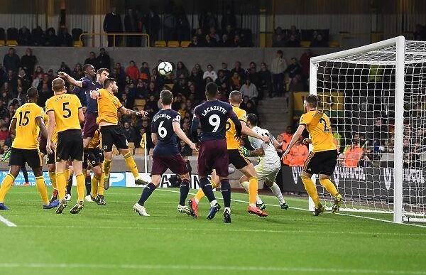 Sokratis Scores the Decisive Goal: Wolverhampton Wanderers vs. Arsenal FC, Premier League 2018-19