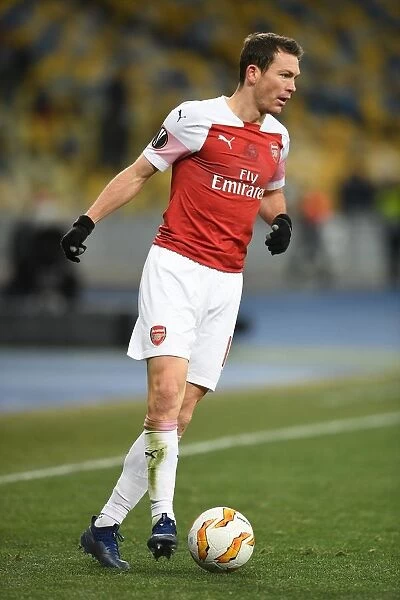 Stephan Lichtsteiner in Action: Arsenal vs Vorskla Poltava, UEFA Europa League