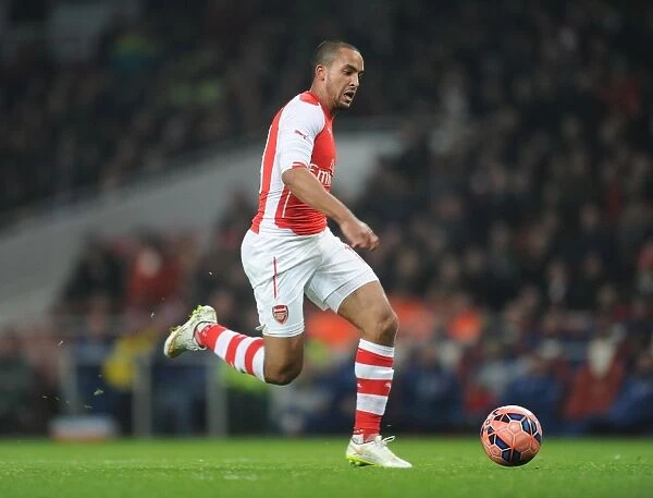 Theo Walcott in Action for Arsenal against Hull City - FA Cup 2014-15