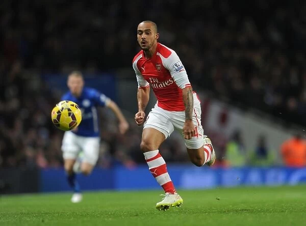 Theo Walcott in Action: Arsenal vs Leicester City, Premier League 2014-15