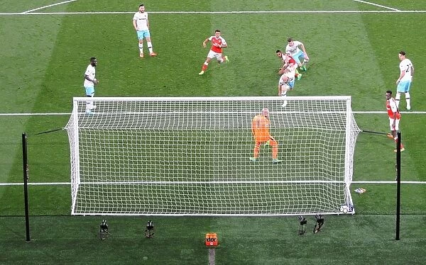 Theo Walcott Scores Arsenal's Second Goal vs. West Ham United (April 2017)