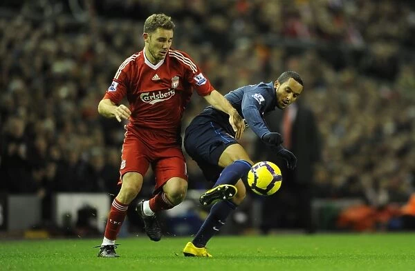 Theo Walcott Scores Past Fabio Aurelio: Liverpool 1 - Arsenal 2 (Barclays Premier League, 2009)