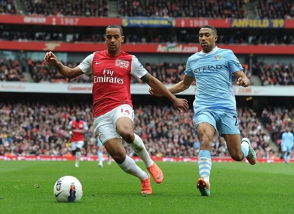 Theo Walcott Surges Past Gael Clichy: Arsenal vs Manchester City, Premier League 2011-12