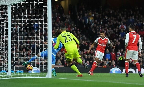 Theo Walcott's Header: Arsenal's Winning Goal Against Bournemouth (2016 / 17)