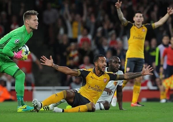 Theo Walcott's Penalty Plea: Arsenal's Battle for a Decisive Spot Kick vs. FC Basel