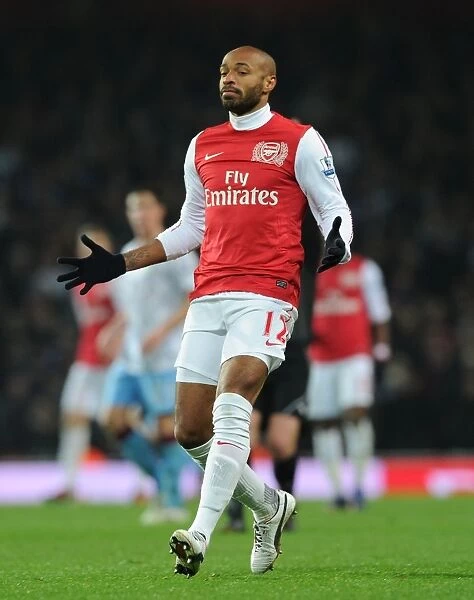 Thierry Henry in Action: Arsenal vs. Aston Villa, FA Cup 2011-12