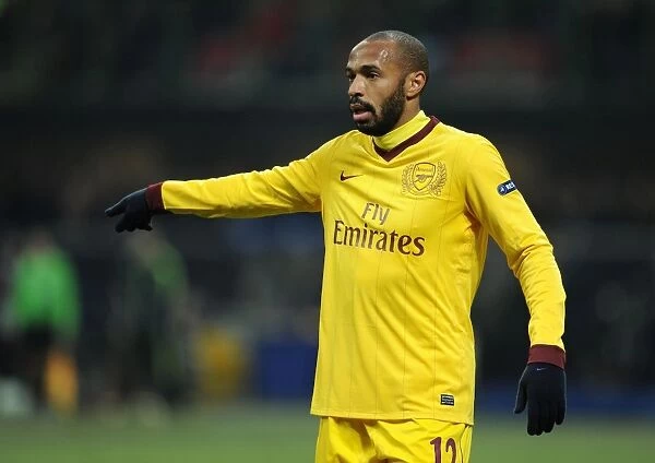 Thierry Henry in Action: Arsenal vs. AC Milan, UEFA Champions League 2012