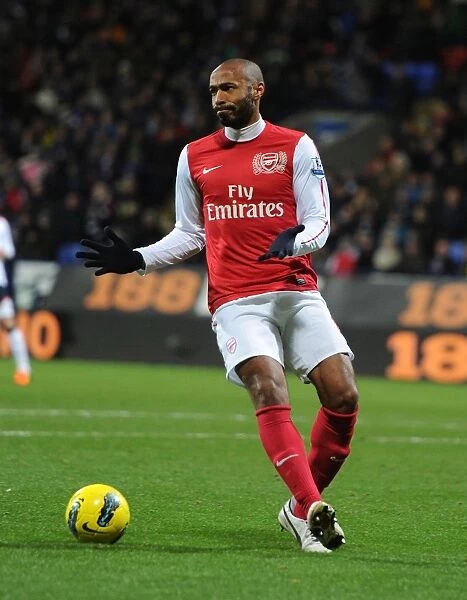 Thierry Henry in Action: Arsenal vs. Bolton Wanderers, Premier League 2011-12
