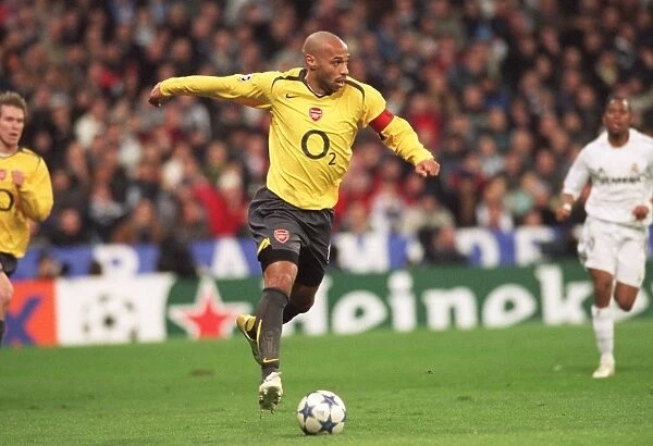 Thierry Henry (Arsenal). Real Madrid 0: 1 Arsenal. UEFA Champions League