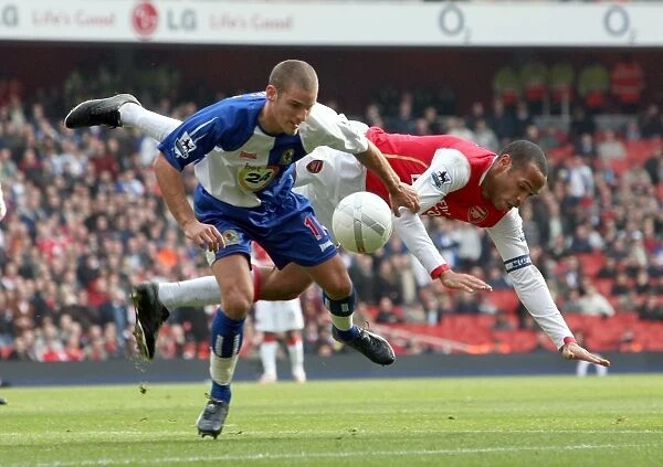Thierry Henry vs. David Bentley: Stalemate at Emirates Stadium - FA Cup 5th Round, Arsenal vs. Blackburn Rovers (2007)