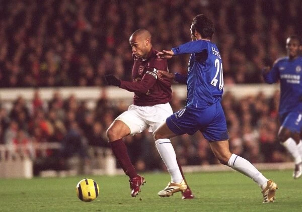Thierry Henry vs. Paulo Ferreira: Chelsea's Victory at Arsenal's Highbury (18 / 12 / 05)