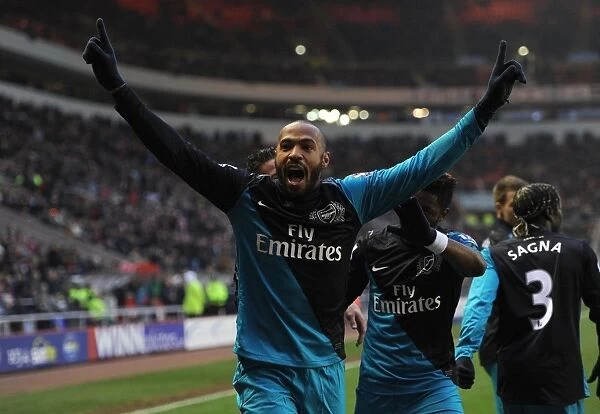 Thierry Henry's Double Strike: Arsenal's 2-1 Victory over Sunderland in the Premier League