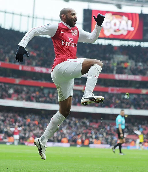 Thierry Henry's Record-Breaking 228th Goal for Arsenal: Arsenal v Blackburn Rovers, 2012