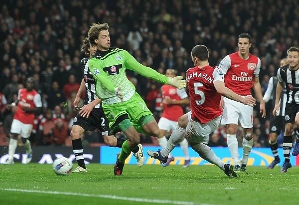Thomas Vermaelen Scores the Second Goal: Arsenal vs. Newcastle United, Premier League 2011-12