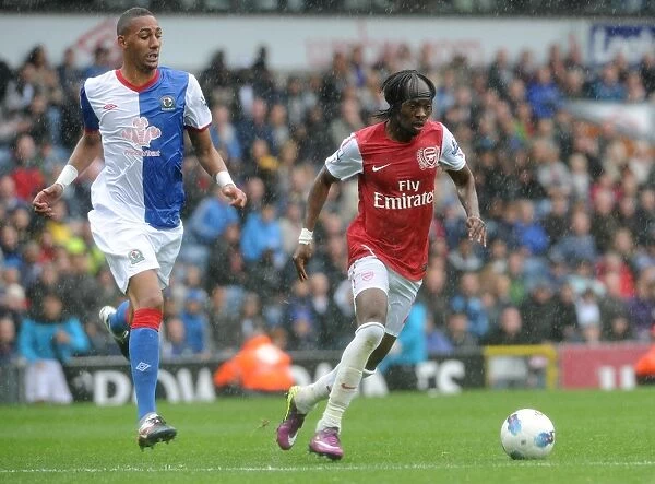 Thrilling 4-3 Victory: Gervinho vs Nzonzi at Ewood Park - Arsenal's Exciting Comeback Against Blackburn Rovers in the Premier League, September 17, 2011