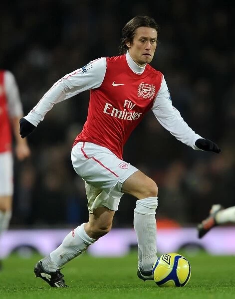 Tomas Rosicky: In Action for Arsenal against Aston Villa, FA Cup 2011-12