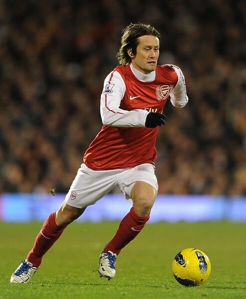 Tomas Rosicky in Action: Fulham vs Arsenal, Premier League 2011-12