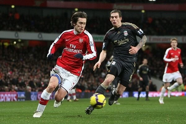 Tomas Rosicky (Arsenal) Daniel Agger (Liverpool). Arsenal 1: 0 Liverpool