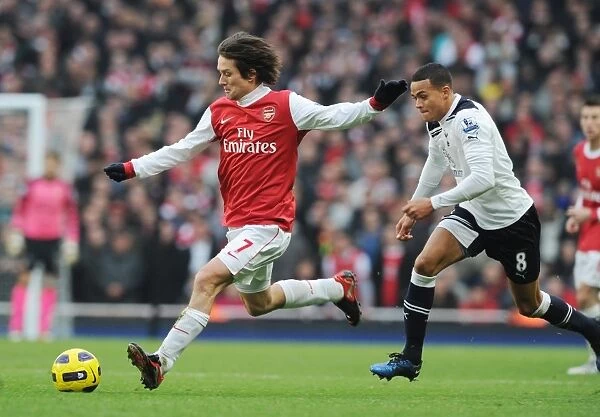 Tomas Rosicky (Arsenal) Jermaine Jenas (Tottenham). Arsenal 2: 3 Tottenham Hotspur