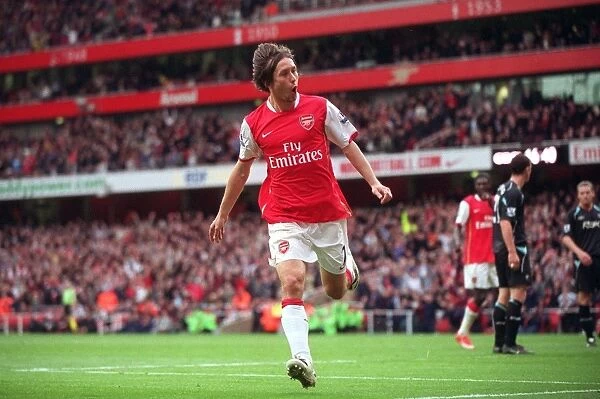 Tomas Rosicky's Brilliant Goal: Arsenal Takes a 2-0 Lead Over Bolton Wanderers in the Premier League