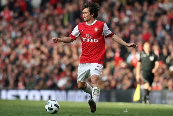 Tomas Rosicky's Brilliant Performance: Arsenal's 2-1 Victory Over Birmingham City in the Barclays Premier League (16 / 10 / 10)