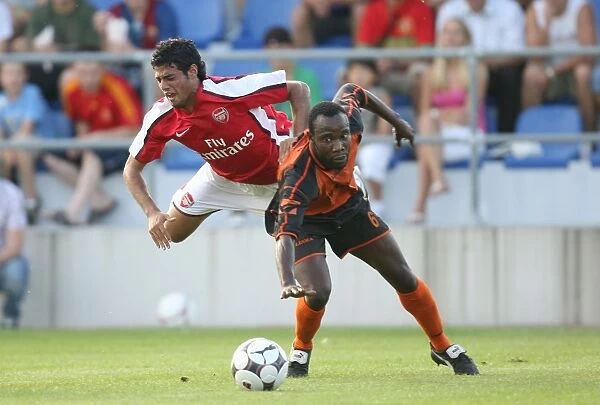 Vela's Victory: Arsenal Star Shines in Burgenland's 2-10 Defeat, July 2008