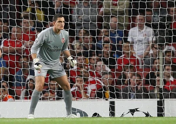 Vito Mannone: Arsenal's Hero in 2-0 UEFA Champions League Victory over Olympiacos at Emirates Stadium, 2009