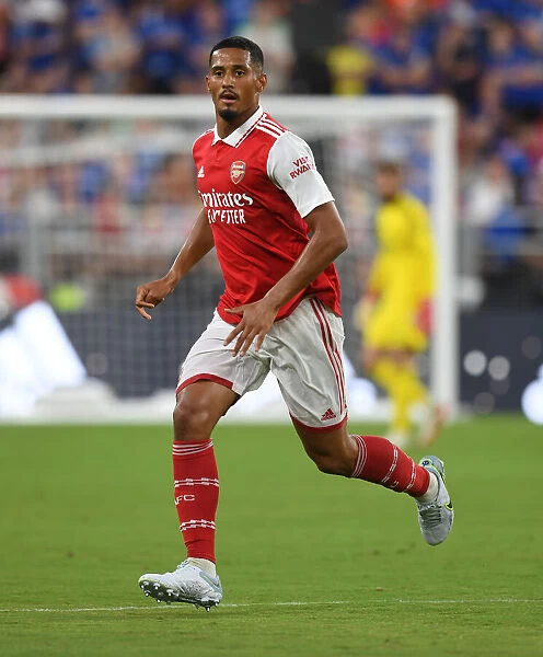 William Saliba Stands Out: Arsenal's Defensive Star Shines Against Everton in Pre-Season Match