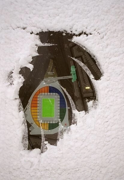 Winter's Magic at Emiras: Arsenal's Enchanted Stadium in Snow