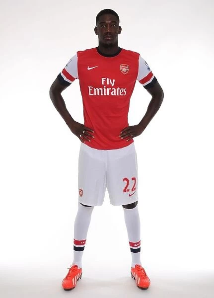 Yaya Sanogo at Arsenal 2013-14 Squad Photocall