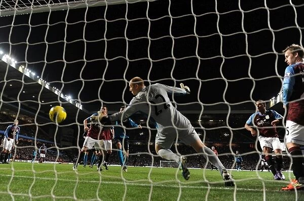 Yossi Benayoun Scores Past Brad Guzan: Aston Villa vs. Arsenal, Premier League 2011-12