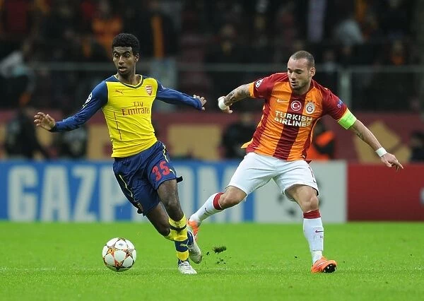 Young Gun Zelalem Outsmarts Veteran Sneijder: Arsenal's Rising Star Shines in UEFA Champions League Showdown against Galatasaray