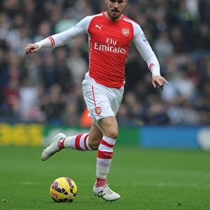Aaron Ramsey in Action: Arsenal vs. West Bromwich Albion, Premier League 2014/15
