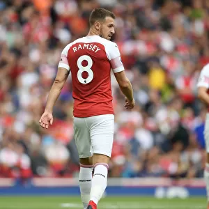 Aaron Ramsey in Action: Arsenal vs. West Ham United, Premier League 2018-19