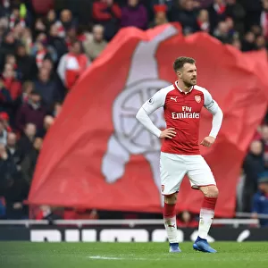 Aaron Ramsey in Action: Arsenal vs Stoke City, Premier League 2017-18