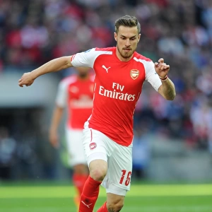 Aaron Ramsey (Arsenal). Arsenal 2: 1 Reading, after extra time. FA Cup Semi Final