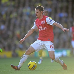 Aaron Ramsey (Arsenal). Norwich City v Arsenal. Barclays Premier League