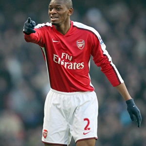 Abou Diaby in Action: Arsenal vs. West Ham United, 0:0 Stalemate, Barclays Premier League, Emirates Stadium, January 2009