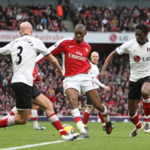 Abou Diaby (Arsenal) Dickson Etuhu & Paul Konchesky(Fulham)