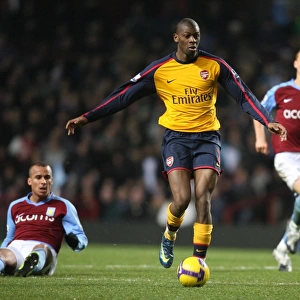 Abou Diaby (Arsenal) Gabby Agbonlahor and Steve Sidwell(Aston Villa)