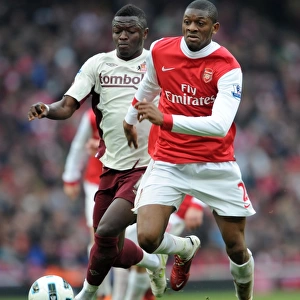 Abou Diaby (Arsenal) Sulley Muntari (Sunderland). Arsenal 0: 0 Sunderland