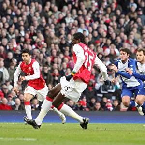 Adebayor Scores Penalty: Arsenal 1-1 Birmingham City, Barclays Premier League, Emirates Stadium (2008)