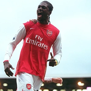 Adebayor's Brilliant Double: Arsenal Crushes Fulham 3-0 in Premier League