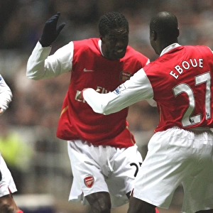 Adebayor's Double Celebration: Arsenal's Equalizer at Newcastle (5/12/2007)