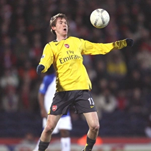 Alex Hleb's Winning Goal: Arsenal Triumphs Over Blackburn Rovers in FA Cup 5th Round