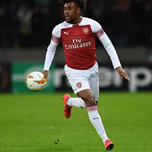 Alex Iwobi in Action: Arsenal's Europa League Battle at BATE Borisov (2019)