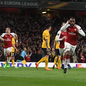 Alex Lacazette's Thrilling Goal: Arsenal vs Atletico Madrid, Europa League Semi-Final Leg One