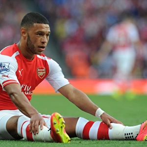 Alex Oxlade-Chamberlain in Action: Arsenal vs Crystal Palace, Premier League 2014/15